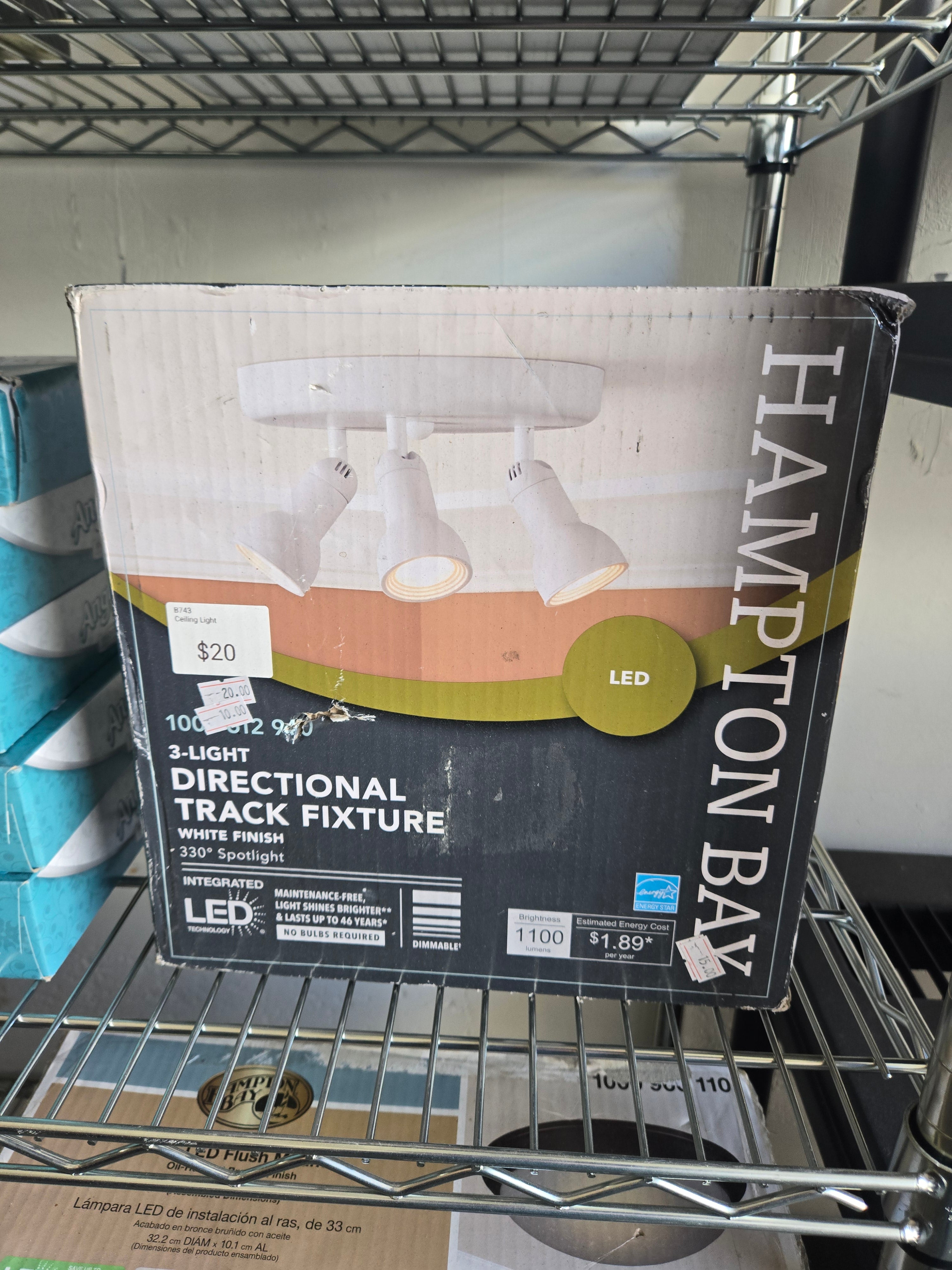3-Light Directional Track Fixturs