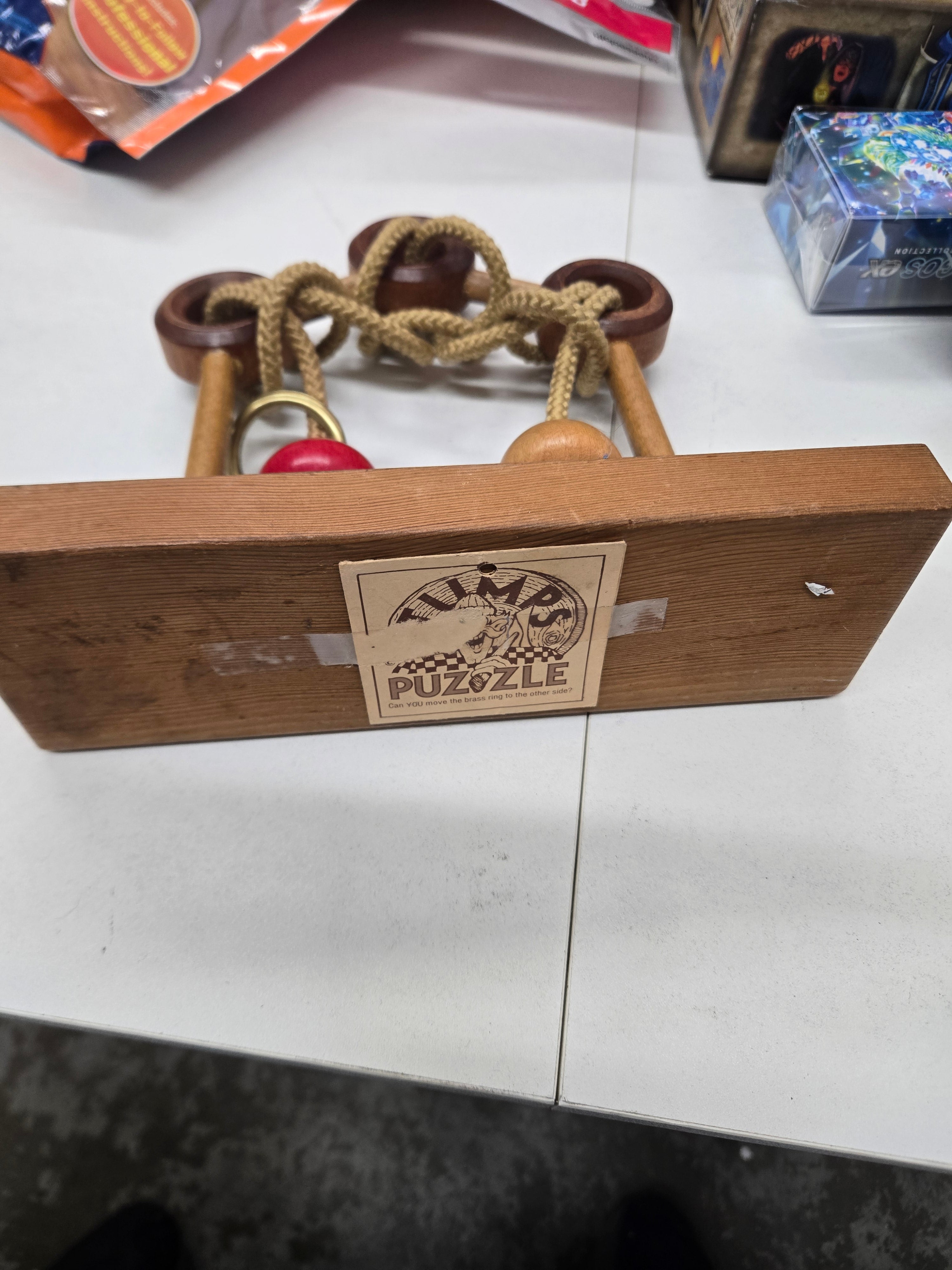 Vintage Brain Teaser Stumps Wooden Puzzle