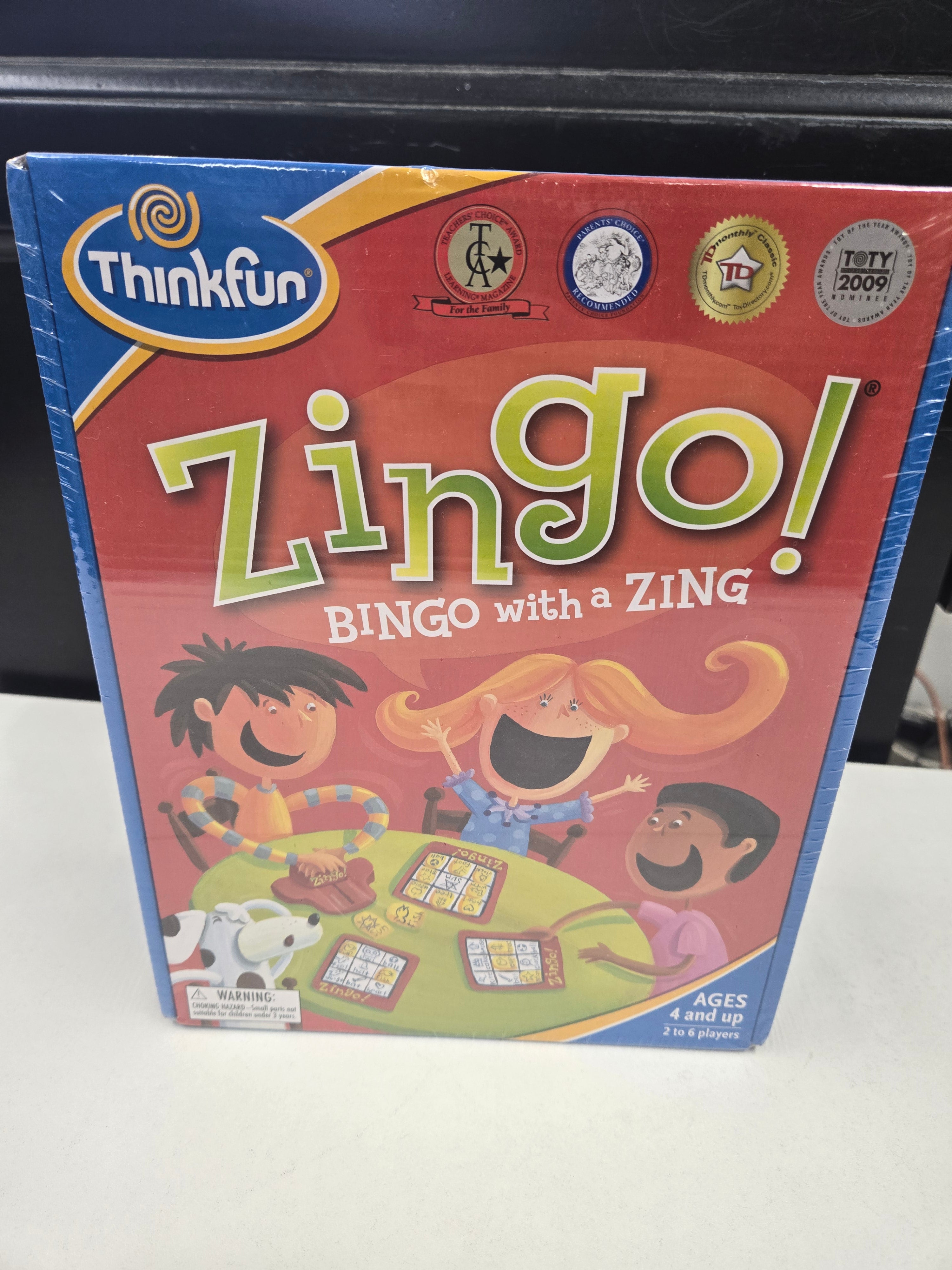 ThinkFun Zingo Bingo w/ a Zing Game, NEW