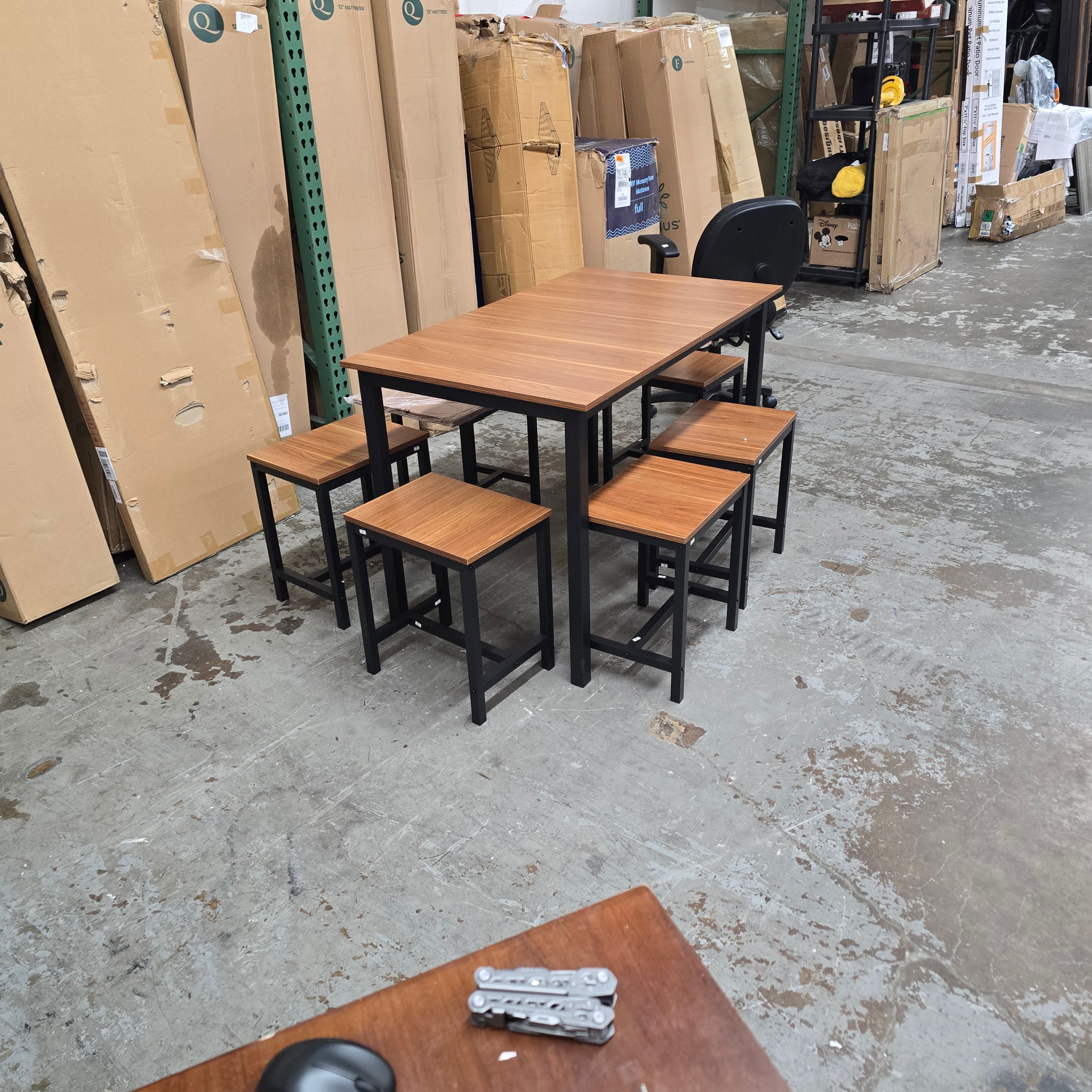 7 piece table