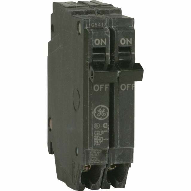 GE THQP250 Double Pole Circuit Breaker, 50 Amp 6C